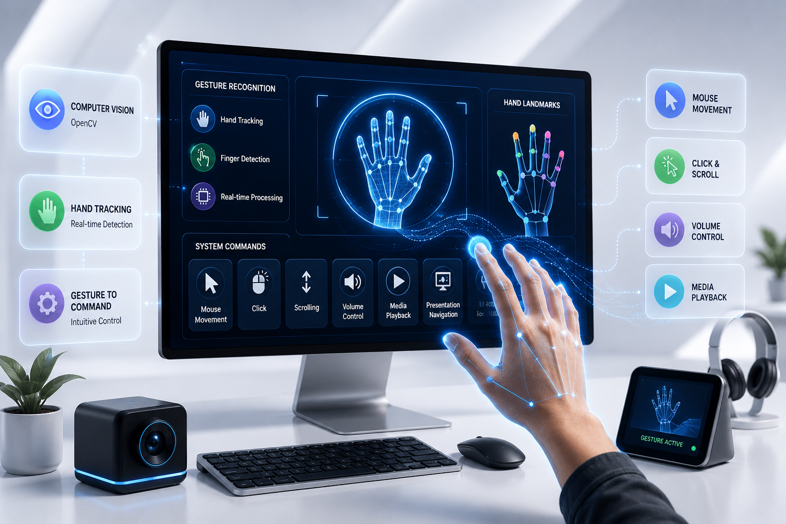 Gesture-Controlled Computer System